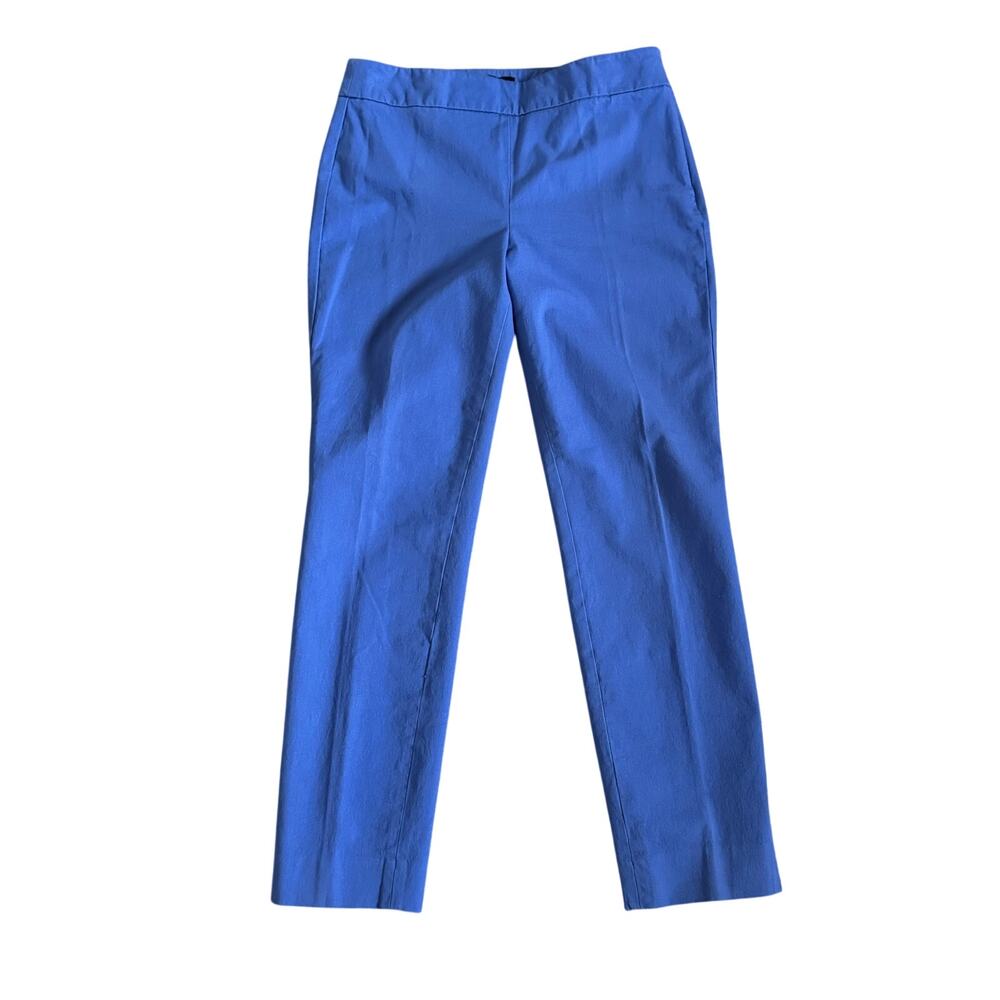 Talbots Pants Womens Size 6 Blue Chatham Ankle Classic Casual Coastal